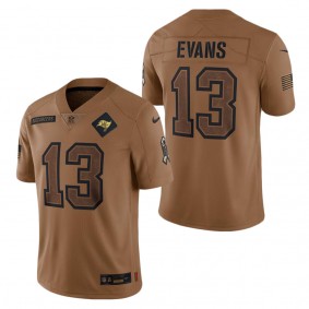 Men's Tampa Bay Buccaneers Mike Evans Brown 2023 NFL Salute To Service Limited Jersey