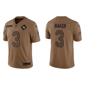 Men's Arizona Cardinals Budda Baker Brown 2023 NFL Salute To Service Limited Jersey