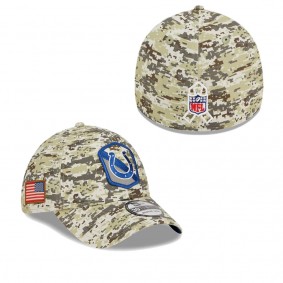 Men's Indianapolis Colts Camo 2023 NFL Salute To Service 39THIRTY Flex Hat