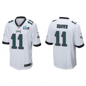 A.J. Brown Men's Philadelphia Eagles Super Bowl LVII White Game Jersey