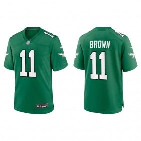 A.J. Brown Philadelphia Eagles Kelly Green Alternate Game Jersey