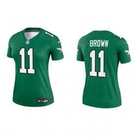 A.J. Brown Women's Philadelphia Eagles Kelly Green Alternate Legend Jersey