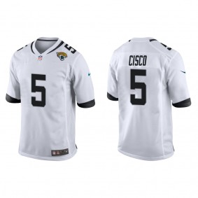 Men's Jacksonville Jaguars Andre Cisco White Game Jersey