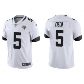 Men's Jacksonville Jaguars Andre Cisco White Vapor Limited Jersey