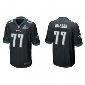 Andre Dillard Men's Philadelphia Eagles Super Bowl LVII Black Game Jersey