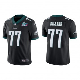 Andre Dillard Men's Philadelphia Eagles Super Bowl LVII Black Vapor Limited Jersey