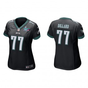 Andre Dillard Women's Philadelphia Eagles Super Bowl LVII Black Game Jersey