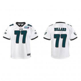 Andre Dillard Youth Philadelphia Eagles Super Bowl LVII White Game Jersey