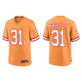 Antoine Winfield Jr. Tampa Bay Buccaneers Orange Throwback Game Jersey