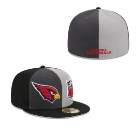 Men's Arizona Cardinals Gray Black 2023 Sideline 59FIFTY Fitted Hat