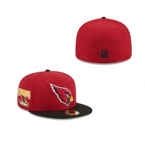 Arizona Cardinals Throwback Hidden 59FIFTY Fitted Hat