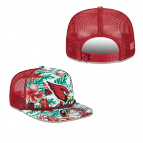 Men's Arizona Cardinals White Botanical 9FIFTY Snapback Hat