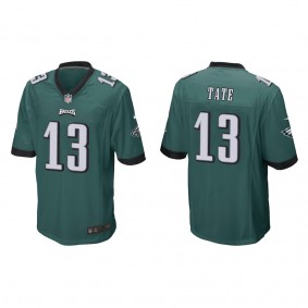 Men's Philadelphia Eagles Auden Tate Green Game Jersey