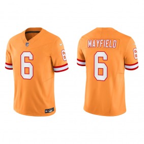 Baker Mayfield Tampa Bay Buccaneers Orange Throwback Vapor F.U.S.E. Limited Jersey