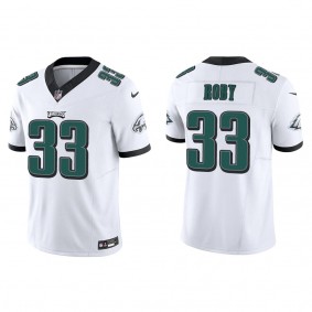 Men's Bradley Roby Eagles White Vapor F.U.S.E. Limited Jersey