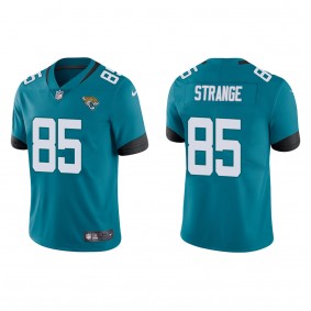 Men's Jacksonville Jaguars Brenton Strange Teal 2023 NFL Draft Vapor Limited Jersey