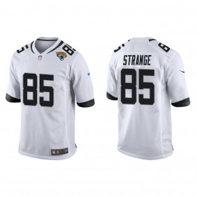 Men's Jacksonville Jaguars Brenton Strange White 2023 NFL Draft Game Jersey