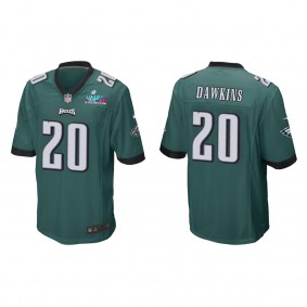 Brian Dawkins Men's Philadelphia Eagles Super Bowl LVII Midnight Green Game Jersey