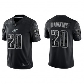 Brian Dawkins Philadelphia Eagles Black Reflective Limited Jersey