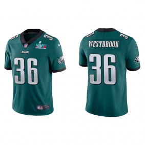 Brian Westbrook Men's Philadelphia Eagles Super Bowl LVII Green Vapor Limited Jersey