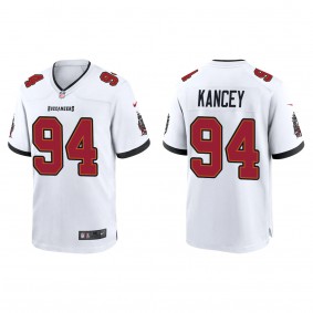 Men's Tampa Bay Buccaneers Calijah Kancey White 2023 NFL Draft Game Jersey