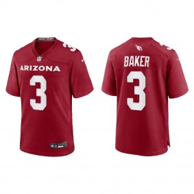 Men's Arizona Cardinals Budda Baker Cardinal Game Jersey