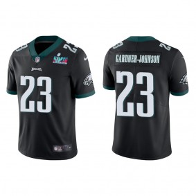 C.J. Gardner-Johnson Men's Philadelphia Eagles Super Bowl LVII Black Vapor Limited Jersey