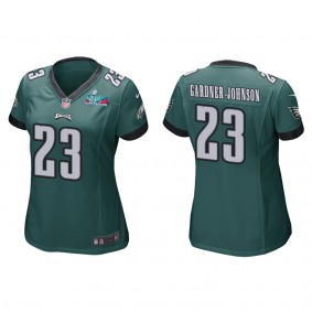 C.J. Gardner-Johnson Women's Philadelphia Eagles Super Bowl LVII Green Game Jersey