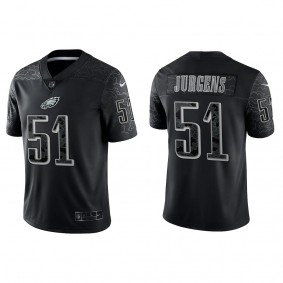 Cam Jurgens Philadelphia Eagles Black Reflective Limited Jersey