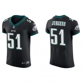 Cam Jurgens Men's Philadelphia Eagles Nike Black Vapor Elite Jersey