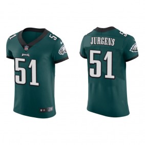 Cam Jurgens Men's Philadelphia Eagles Nike Midnight Green Vapor Elite Jersey