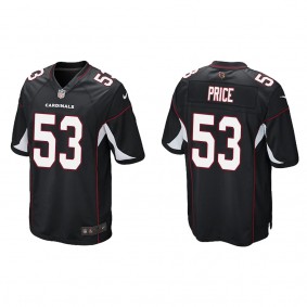 Men's Arizona Cardinals Billy Price Black Alternate Game Jersey