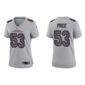 Women's Arizona Cardinals Billy Price Gray Atmosphere Fashion Game Jersey