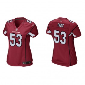 Women's Arizona Cardinals Billy Price Cardinal Game Jersey