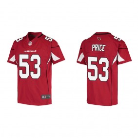 Youth Arizona Cardinals Billy Price Cardinal Game Jersey