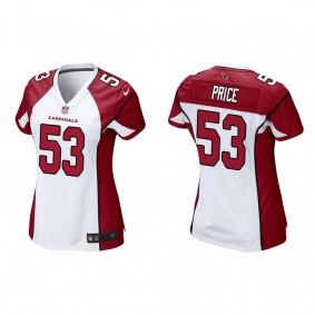 Women's Arizona Cardinals Billy Price White Game Jersey