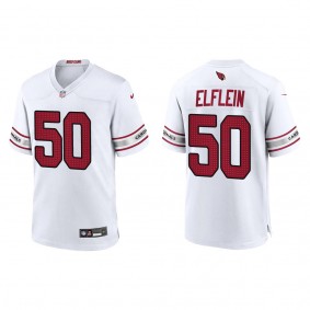 Men's Arizona Cardinals Pat Elflein White Game Jersey