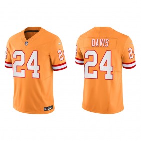 Carlton Davis Tampa Bay Buccaneers Orange Throwback Vapor F.U.S.E. Limited Jersey