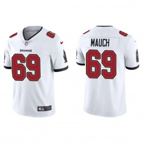 Men's Tampa Bay Buccaneers Cody Mauch White 2023 NFL Draft Vapor Limited Jersey