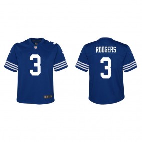 Youth Indianapolis Colts Amari Rodgers Royal Alternate Game Jersey