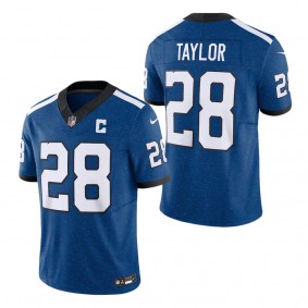 Men's Indianapolis Colts Jonathan Taylor Royal Indiana Nights Alternate Vapor F.U.S.E. Limited Jersey