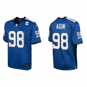 Youth Indianapolis Colts McTelvin Agim Royal Indiana Nights Game Jersey