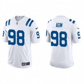 Men's Indianapolis Colts McTelvin Agim White Vapor Limited Jersey