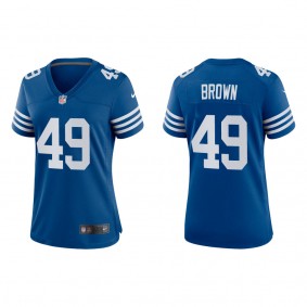 Women's Indianapolis Colts Pharaoh Brown Royal Alternate Game Jersey