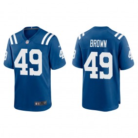 Men's Indianapolis Colts Pharaoh Brown Royal Game Jersey