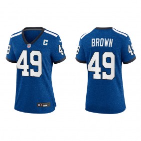 Women's Indianapolis Colts Pharaoh Brown Royal Indiana Nights Game Jersey