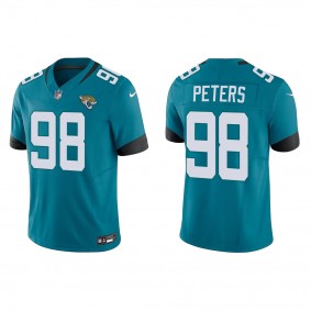 Men's Jacksonville Jaguars Corey Peters Teal Vapor F.U.S.E. Limited Jersey