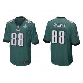 Dallas Goedert Men's Philadelphia Eagles Super Bowl LVII Midnight Green Game Jersey