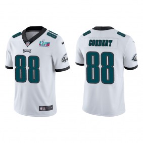 Dallas Goedert Men's Philadelphia Eagles Super Bowl LVII White Vapor Limited Jersey