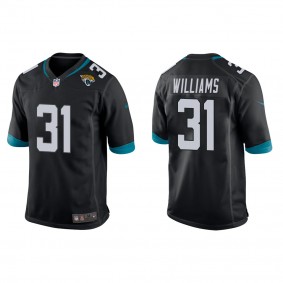 Men's Darious Williams Jacksonville Jaguars Black Game Jersey